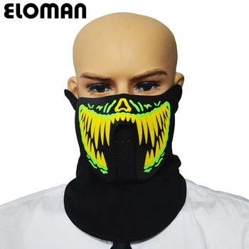 ELOMAN 2018 luminous Holloween LED mask 28 colors event party adult Glow Party Supplies Horror mask free shipping
ELOMAN 2018 luminous Holloween LED mask 28 colors event party adult Glow Party Supplies Horror mask free shipping