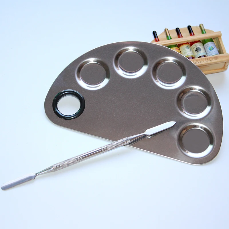 Professional Cosmetic Stainless Steel Makeup Five-Mixing Spatula Tool Kit Stainless Steel Packaging
Professional Cosmetic Stainless Steel Makeup Five-Mixing Spatula Tool Kit Stainless Steel Packaging