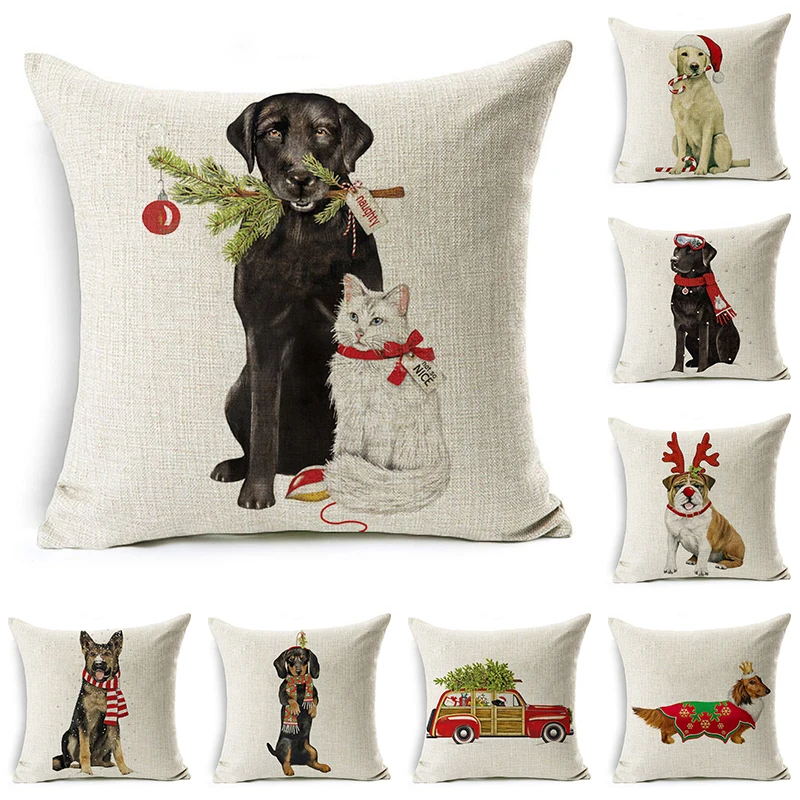 Monily Christmas Bulldog Cotton Linen Pillow Cover Corgi Dogs Cartoon Cushion Cover Decorative Throw Pillow Case Sofa Home Decor
Monily Christmas Bulldog Cotton Linen Pillow Cover Corgi Dogs Cartoon Cushion Cover Decorative Throw Pillow Case Sofa Home Decor