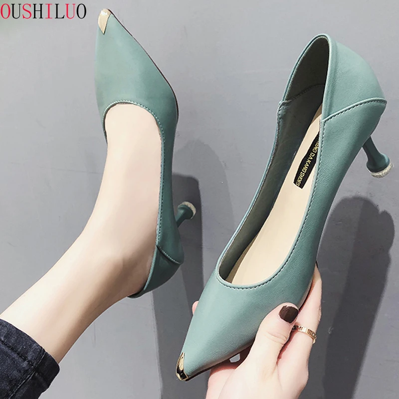 6.5cm 2019 New Fashion Spring Sexy Stiletto Heel Elegant Pumps Pointed Toe Party Office Shoes Boat Women Shoes Black Blue
6.5cm 2019 New Fashion Spring Sexy Stiletto Heel Elegant Pumps Pointed Toe Party Office Shoes Boat Women Shoes Black Blue