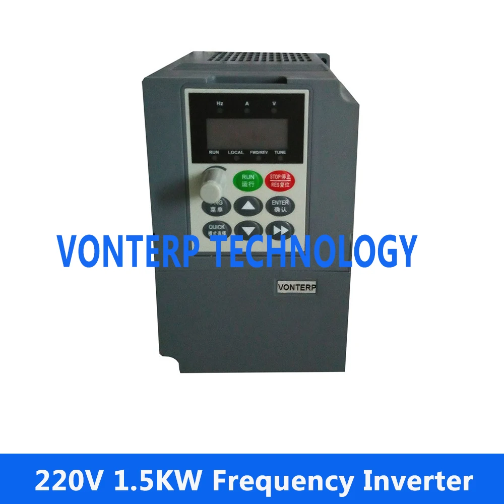 1.5KW 220V 1 phase input and 220v 3 phase output 1.5KW(1500W) frequency inverter,220V Variable Frequency Drives
1.5KW 220V 1 phase input and 220v 3 phase output 1.5KW(1500W) frequency inverter,220V Variable Frequency Drives
