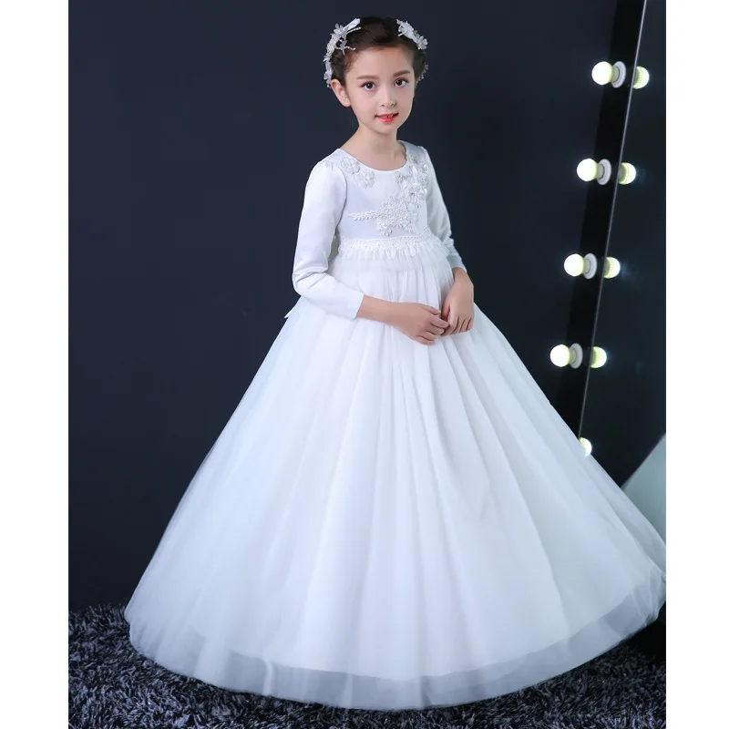 simple white dress for girls