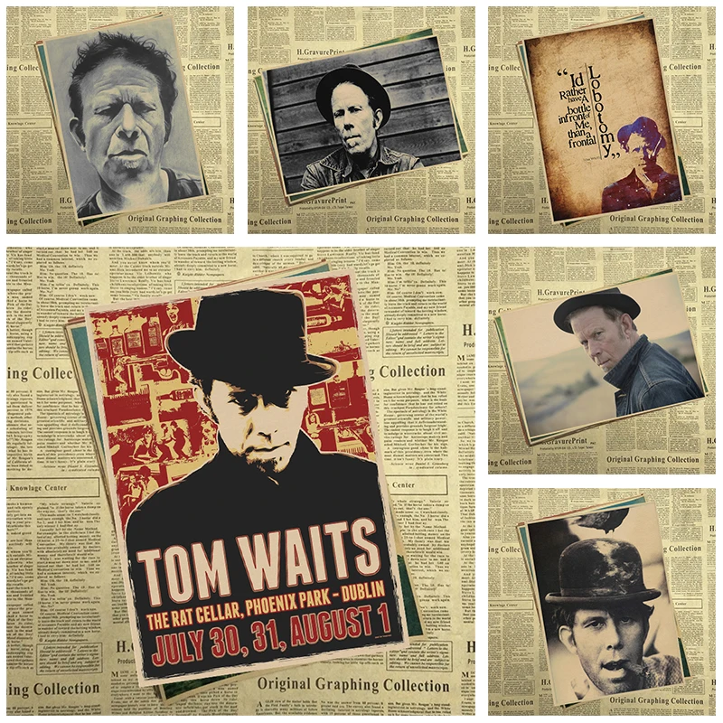 Tom Waits middot Rain Dog poster retro nostalgia kraft paper decorative painting wall sticker
Tom Waits middot Rain Dog poster retro nostalgia kraft paper decorative painting wall sticker
