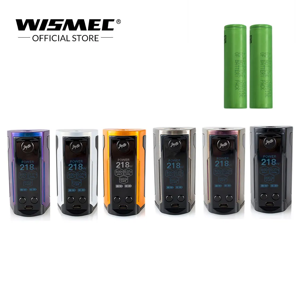 Оригинальный двойной мод Wismec Reuleaux RX GEN3 2 аккумулятора 18650 электронная сигарета