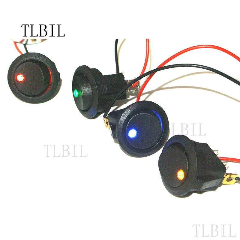 1Pcs 20A 12V SPST Switch LED Practical Dot Light Car Boat Round Rocker ON/OFF AC 4 Colors High Quality
1Pcs 20A 12V SPST Switch LED Practical Dot Light Car Boat Round Rocker ON/OFF AC 4 Colors High Quality