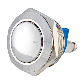 10 pieces CE 19mm Short body round head momentary normal open brass metal push button switch with 2 screw terminal
10 pieces CE 19mm Short body round head momentary normal open brass metal push button switch with 2 screw terminal