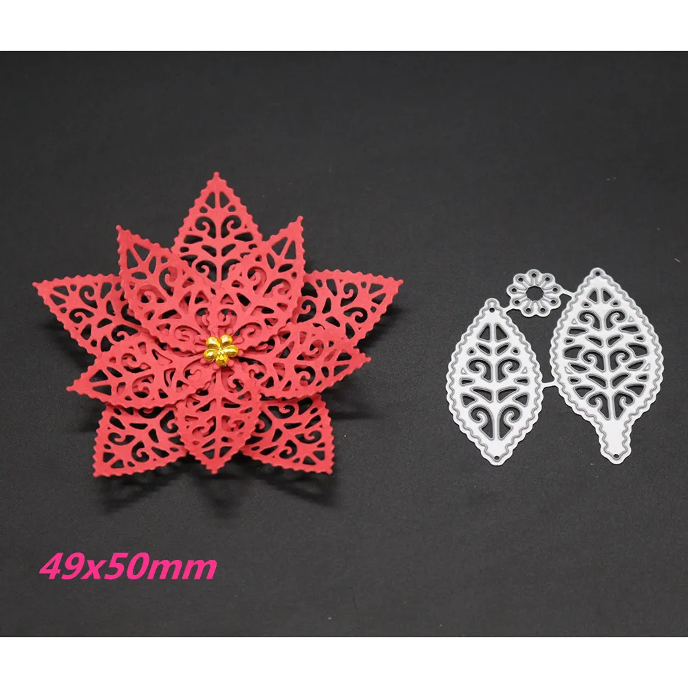 49x50mm Leaf Flower Making Scrapbook Greeting Card Lace Hollow Frame Metal Cutting Dies Stencil Frame Embossing Template DIY
49x50mm Leaf Flower Making Scrapbook Greeting Card Lace Hollow Frame Metal Cutting Dies Stencil Frame Embossing Template DIY