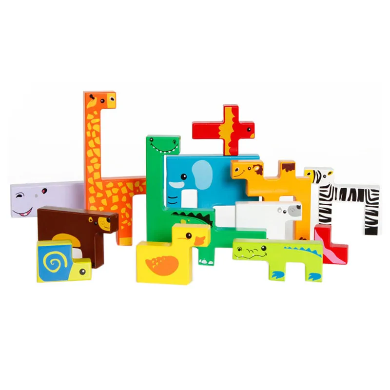 Children'S Toys Wood Animal Cartoon Blocks Mini Toys Interesting Building Blocks Early Education To Cultivate Imagination
Children'S Toys Wood Animal Cartoon Blocks Mini Toys Interesting Building Blocks Early Education To Cultivate Imagination
