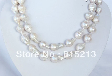 ddh00772 2rows big 22mm baroque white keshi reborn freshwater pearl necklace 28% Discount
ddh00772 2rows big 22mm baroque white keshi reborn freshwater pearl necklace 28% Discount