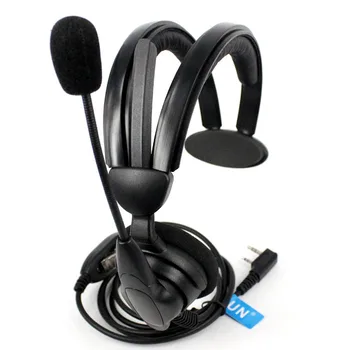 New Black 2 Pin Headphone Headsets with Swivel Boom Mic for Kenwood TK3107 TK3207 Baofeng UV5R TYT Two Way Radios J58
New Black 2 Pin Headphone Headsets with Swivel Boom Mic for Kenwood TK3107 TK3207 Baofeng UV5R TYT Two Way Radios J58
