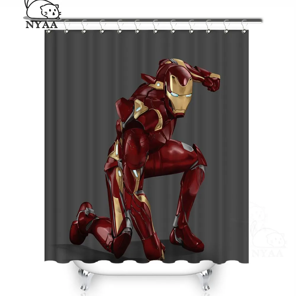 NYAA Iron Man Avengers Marvel Shower Curtains Polyester Fabric Curtains For Home Decor
NYAA Iron Man Avengers Marvel Shower Curtains Polyester Fabric Curtains For Home Decor