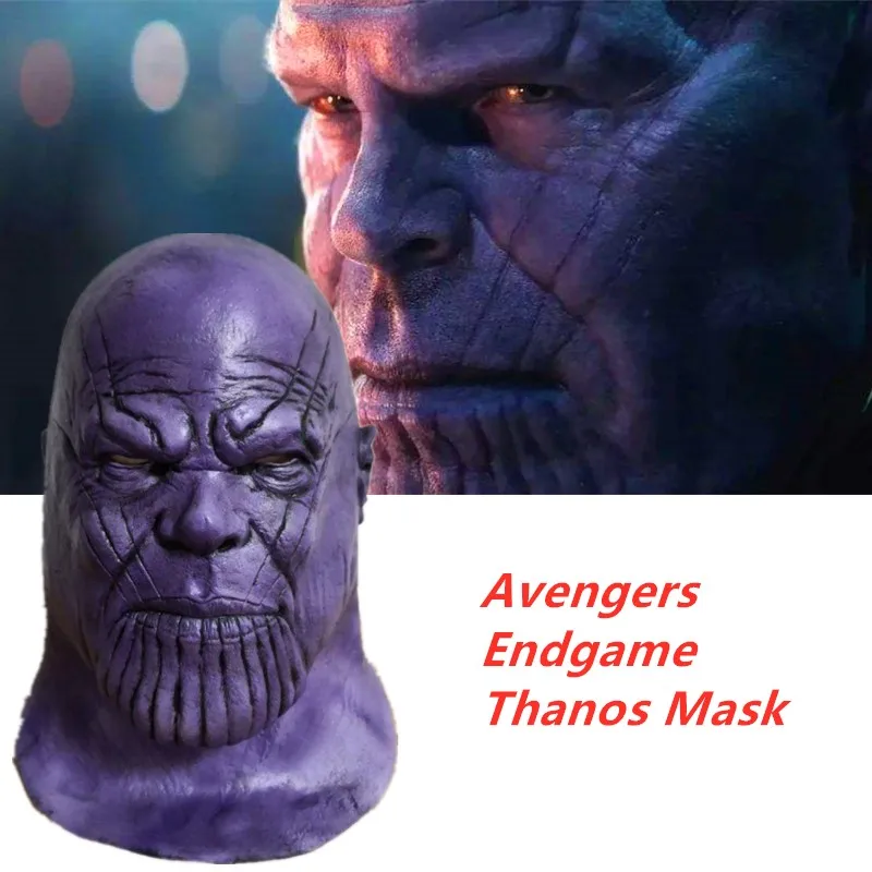 Thanos Masque Movie Avengers Endgame Latex Mask Cosplay Halloween Terror Mask Prop
Thanos Masque Movie Avengers Endgame Latex Mask Cosplay Halloween Terror Mask Prop