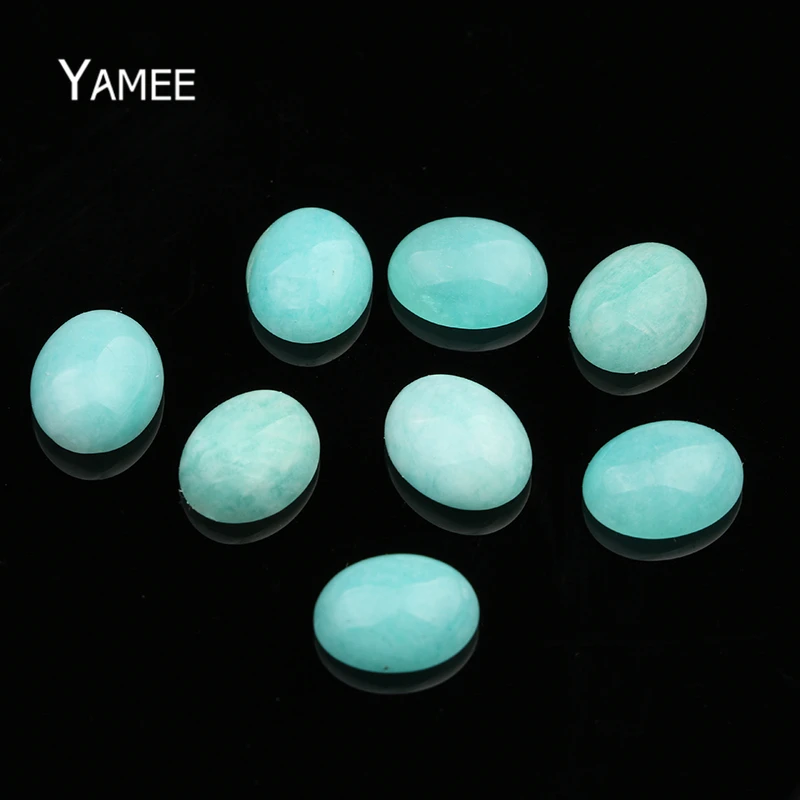 5PCS/Lot Natural Blue Amazonite Surface Cabochon Round&Oval Stone Beads Cameo Setting Base Set Fit Necklace&Earring&Ring making
5PCS/Lot Natural Blue Amazonite Surface Cabochon Round&Oval Stone Beads Cameo Setting Base Set Fit Necklace&Earring&Ring making