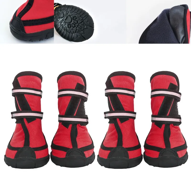 4Pcs/ Lot Dog Shoes Outdoor Dog Shoes For Sports Mountain Wearable For Pets shoes Anti-slip Waterproof Reflective
4Pcs/ Lot Dog Shoes Outdoor Dog Shoes For Sports Mountain Wearable For Pets shoes Anti-slip Waterproof Reflective