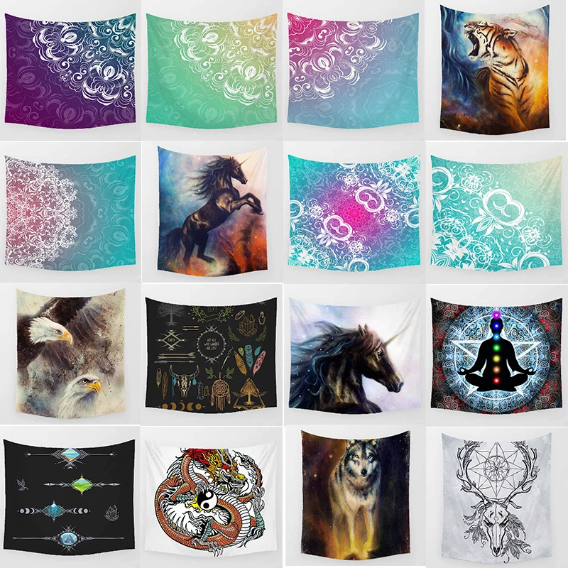 Hot sale custom large different styles wall hanging tapestry home decoration wall tapestry size L 200*150cm M 150*130cm
Hot sale custom large different styles wall hanging tapestry home decoration wall tapestry size L 200*150cm M 150*130cm