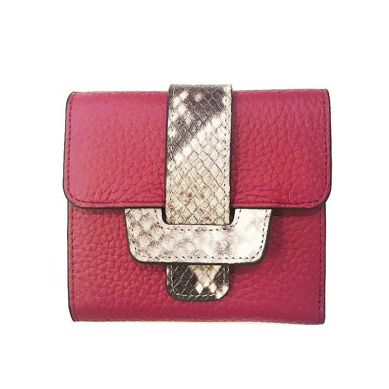 2019 New Brand Snake Pattern 100% Natural Leather Women Short Wallet Coin Daily Purse Small Vintage Hasp Design with Card Holder
2019 New Brand Snake Pattern 100% Natural Leather Women Short Wallet Coin Daily Purse Small Vintage Hasp Design with Card Holder
