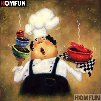 HOMFUN Full Square/Round Drill 5D DIY Diamond Painting "Cartoon chef" 3D Embroidery Cross Stitch 5D Decor Gift A18225
HOMFUN Full Square/Round Drill 5D DIY Diamond Painting "Cartoon chef" 3D Embroidery Cross Stitch 5D Decor Gift A18225