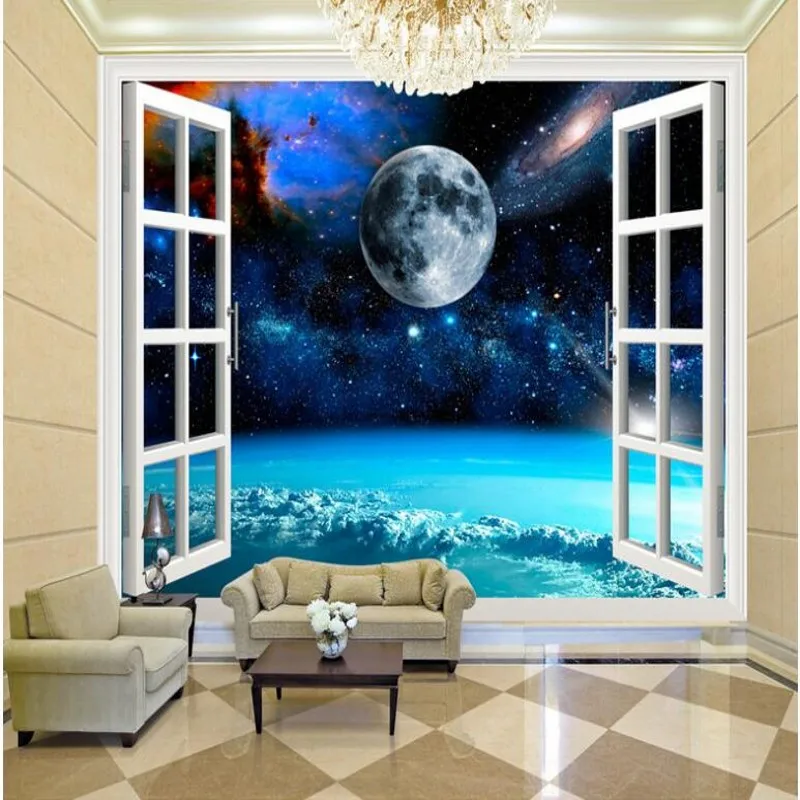 beibehang large fresco 3D stereo windows outdoors landscape outside the space backdrop nonwovens wallpaper papel de parede
beibehang large fresco 3D stereo windows outdoors landscape outside the space backdrop nonwovens wallpaper papel de parede