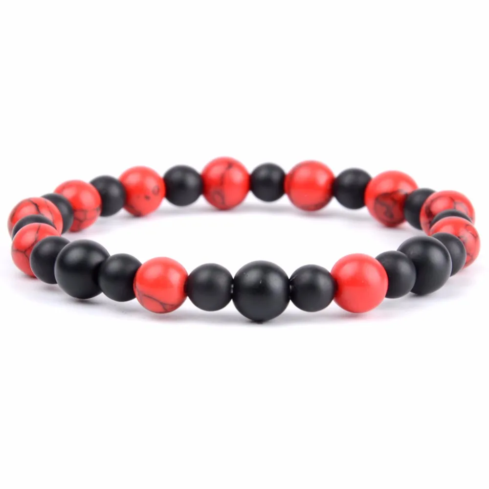 New Design 2019 Men Bracelets & Bangles 6mm 8mm Natural Mineral Round Red Turquoises Women Beaded Bracelet Fashion Jewelry
New Design 2019 Men Bracelets & Bangles 6mm 8mm Natural Mineral Round Red Turquoises Women Beaded Bracelet Fashion Jewelry