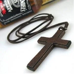 Tibetan Wooden Jesus Christ Cross Necklace Leather String Chain Popular Jewelry( min, Order $ 10 )
Tibetan Wooden Jesus Christ Cross Necklace Leather String Chain Popular Jewelry( min, Order $ 10 )