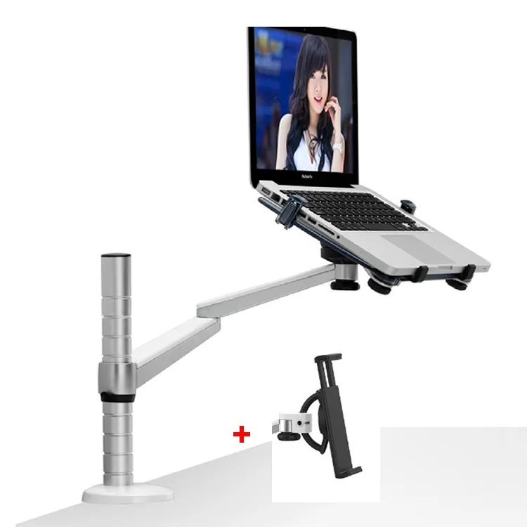 2 in 1 Suta Aluminum Alloy Tablet PC Holder + Laptop Stand Holder Office Desktop Lapdesk Bracket 360 Rotation arm stand
2 in 1 Suta Aluminum Alloy Tablet PC Holder + Laptop Stand Holder Office Desktop Lapdesk Bracket 360 Rotation arm stand