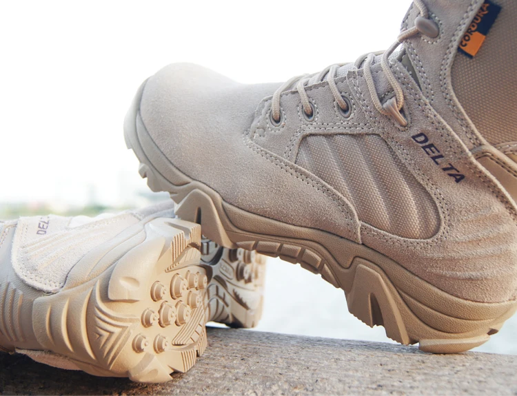 Description Picture 4 of itemWinter Autumn Army Men Military Delta Special Force Tactical Desert Combat Ankle Work Shoes Leather Snow Male Boots