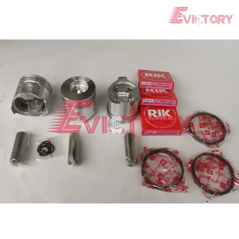 Engine rebuild Yanmar 3TNE78 3TNE78A 3D78 3TNB78 piston + piston ring set
Engine rebuild Yanmar 3TNE78 3TNE78A 3D78 3TNB78 piston + piston ring set