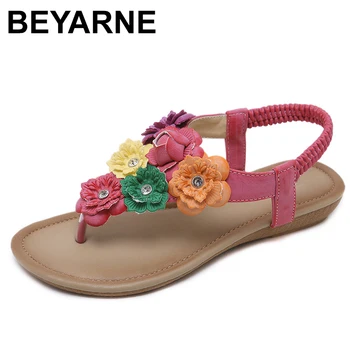 BEYARNE2019 Women Flat Sandals Shoes Woman Bohemia Gladiator Casual Flip Flop Ethnic Crystal Flower Colorful Beach SandalsE622
BEYARNE2019 Women Flat Sandals Shoes Woman Bohemia Gladiator Casual Flip Flop Ethnic Crystal Flower Colorful Beach SandalsE622