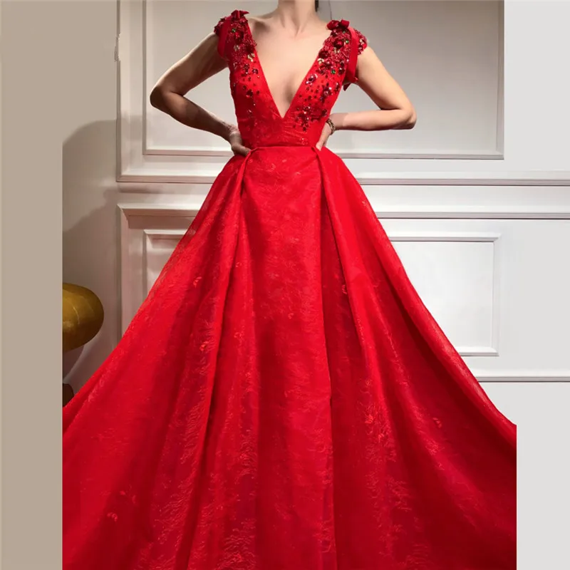 Red Muslim Evening Dresses 2019 A-line V-neck Cap Sleeves Lace Crystals Islamic Dubai Saudi Arabic Long Formal Evening Gown
Red Muslim Evening Dresses 2019 A-line V-neck Cap Sleeves Lace Crystals Islamic Dubai Saudi Arabic Long Formal Evening Gown