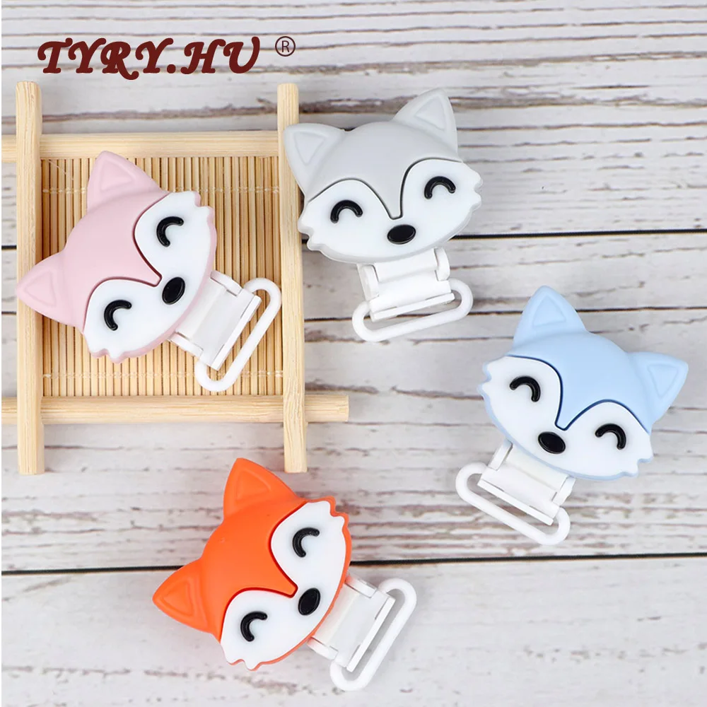 TYRY.HU 1pc fox Pacifier Chain Clip Wooden crochet clip Food Grade Safety Silicone Clip Baby Teether Teething Bead Baby Products
TYRY.HU 1pc fox Pacifier Chain Clip Wooden crochet clip Food Grade Safety Silicone Clip Baby Teether Teething Bead Baby Products