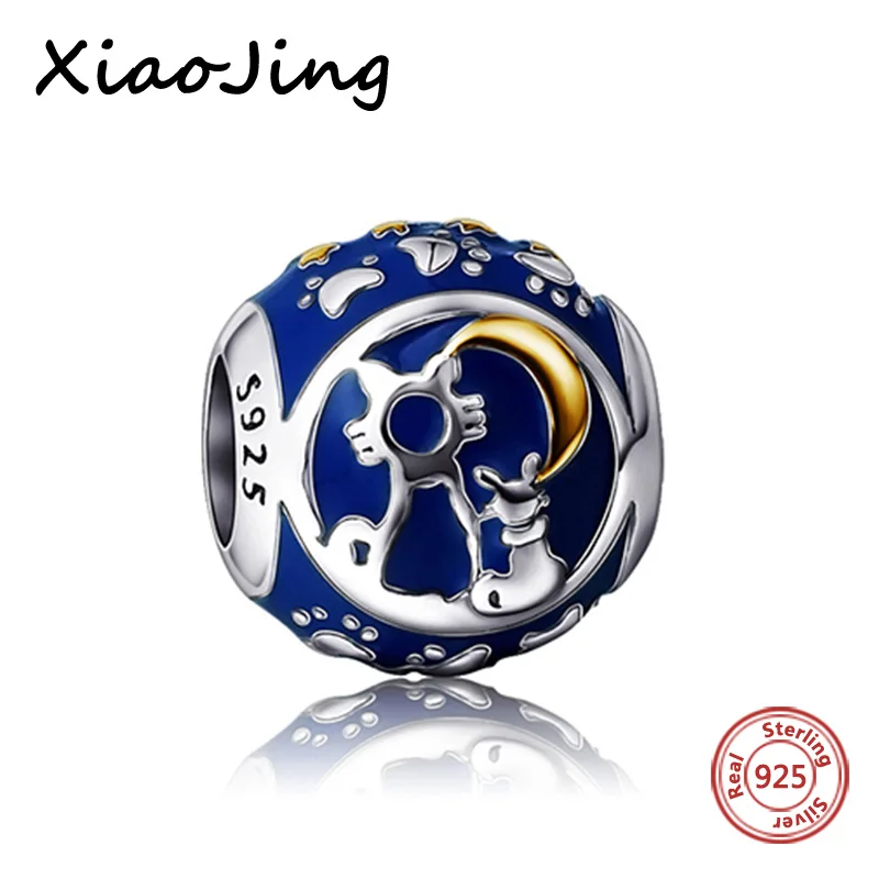 Original European Bracelets star moon beads blue color Enamel charm Jewelry Making for women Gifts 925 sterling- silver-Jewelry
Original European Bracelets star moon beads blue color Enamel charm Jewelry Making for women Gifts 925 sterling- silver-Jewelry