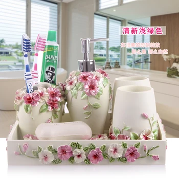Special European style resin bathroom five sets of modern minimalist bathroom wash bathroom combination Suite
Special European style resin bathroom five sets of modern minimalist bathroom wash bathroom combination Suite