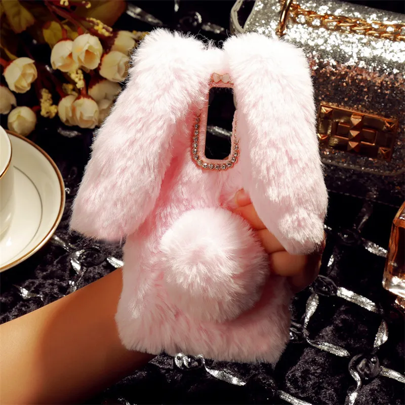 Cute Fluffy Rabbit Hair Fur Phone Cases For LG K10 K8 2017 Case for LG k10 Power M1 K7i Plush Stylo 5 4 Q60 K50 Soft Back Cover
Cute Fluffy Rabbit Hair Fur Phone Cases For LG K10 K8 2017 Case for LG k10 Power M1 K7i Plush Stylo 5 4 Q60 K50 Soft Back Cover
