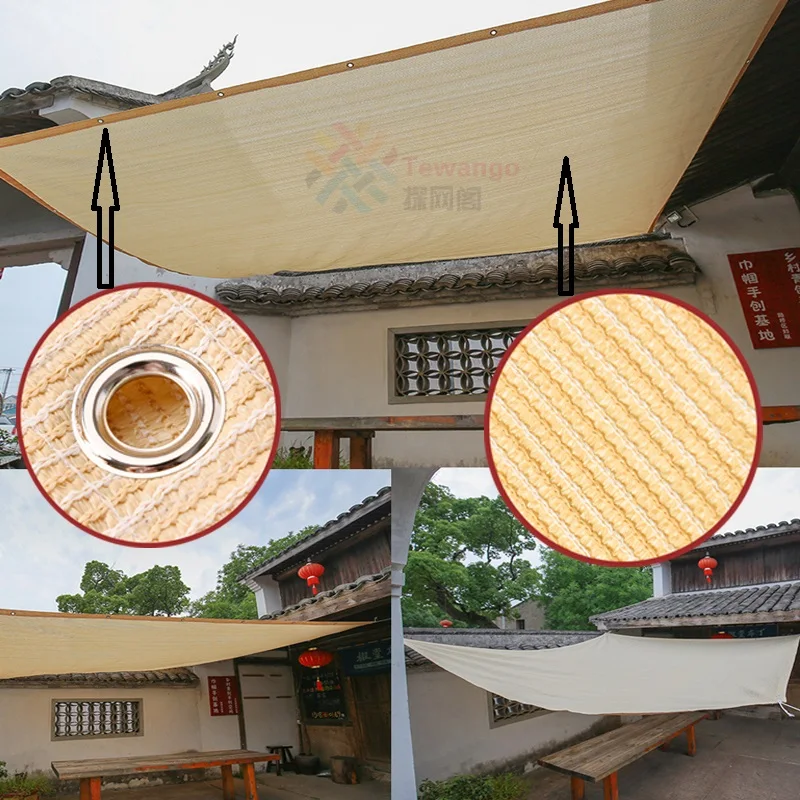 Tewango Brand HDPE Mesh Outdoor Shade Sails Sand Rectangle Patio Garden Cover UV Block Custom Size O-ring 7 Years Life 200GSM
Tewango Brand HDPE Mesh Outdoor Shade Sails Sand Rectangle Patio Garden Cover UV Block Custom Size O-ring 7 Years Life 200GSM