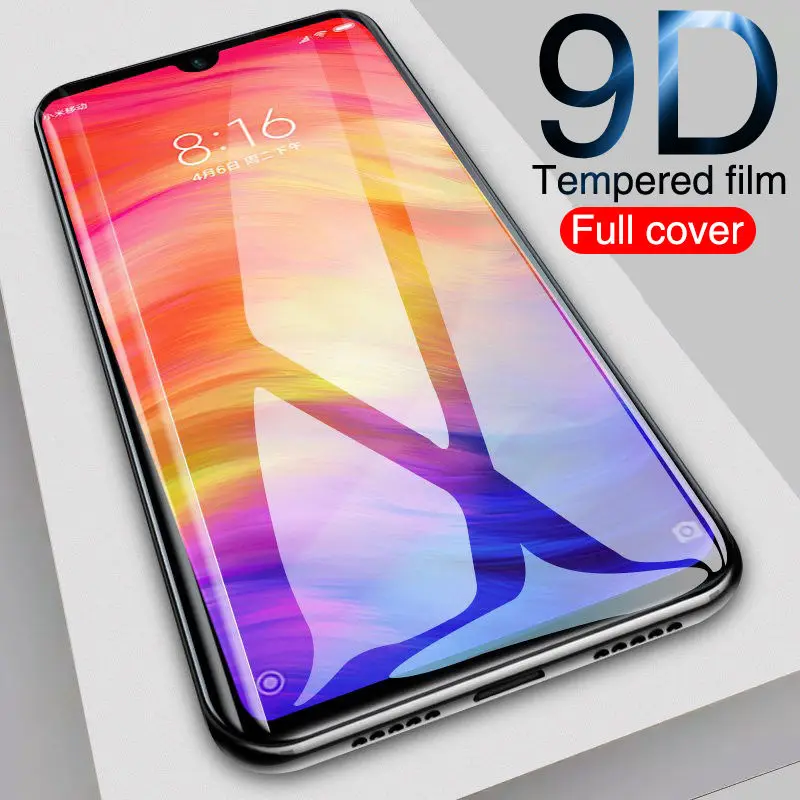 Закаленное стекло 9D для Xiaomi Redmi Note 5 защитное покрытие экрана 6 7 Pro 6A 7|Защитные