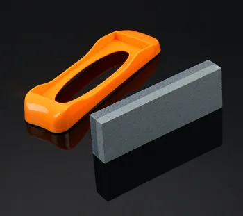 Dual Sided 320&240 Brown Corundum Silicon Carbide Grit Professional Kitchen Knife Whetstone Sharpener + Anti-slip Base Holder
Dual Sided 320&240 Brown Corundum Silicon Carbide Grit Professional Kitchen Knife Whetstone Sharpener + Anti-slip Base Holder
