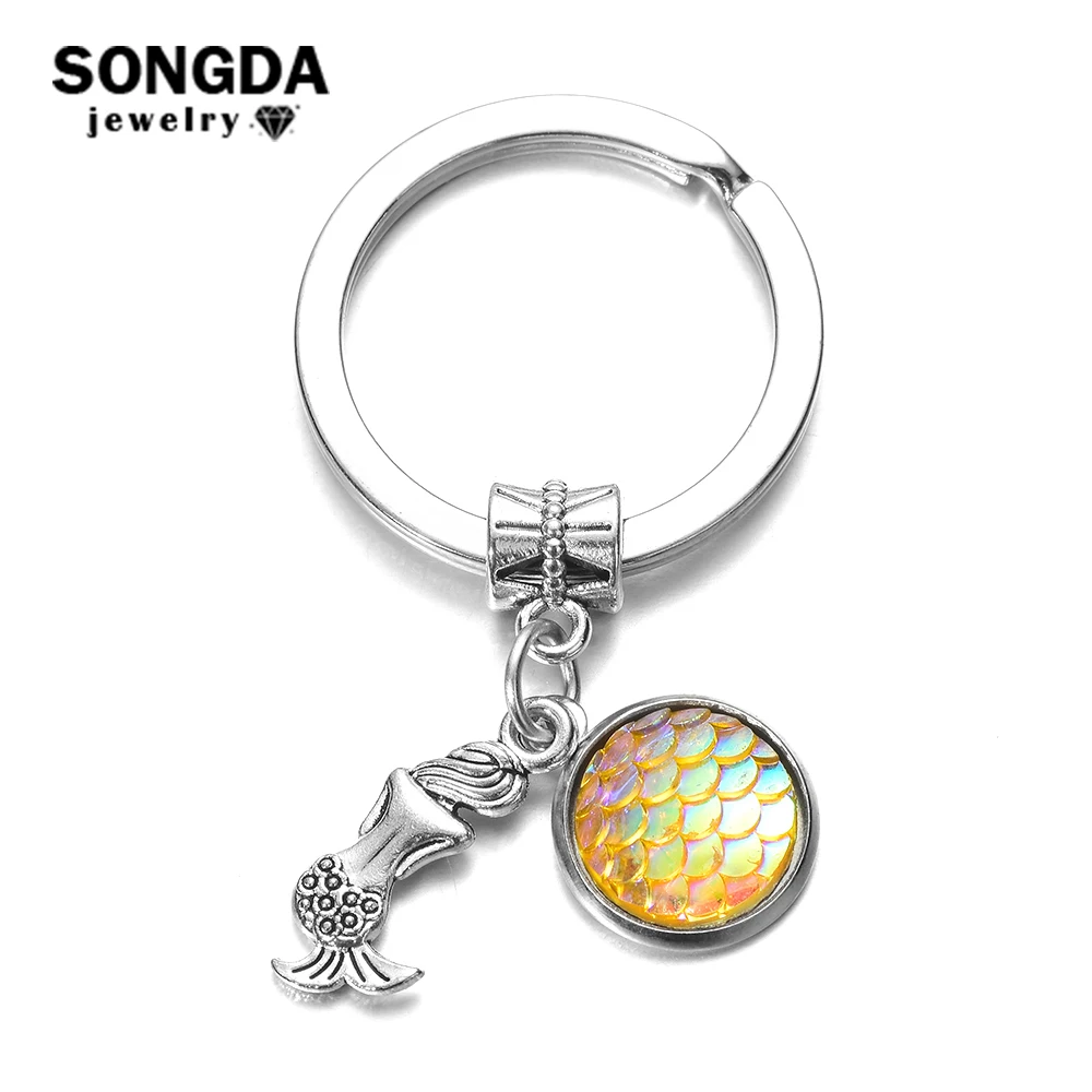 SONGDA Summer Beach Fashion Sitting Holographic Mermaid Keychain Shiny Mermaid Scales Fish Key Ring Bag Pendant Sleutelhanger
SONGDA Summer Beach Fashion Sitting Holographic Mermaid Keychain Shiny Mermaid Scales Fish Key Ring Bag Pendant Sleutelhanger
