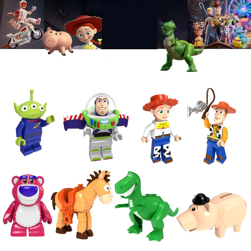 anime legoed Toys Story 4 block Mini figured Woody buzz lightyear block Toy Aliens Bulleye Rex Hamm Building Blocks Toy for kids
anime legoed Toys Story 4 block Mini figured Woody buzz lightyear block Toy Aliens Bulleye Rex Hamm Building Blocks Toy for kids
