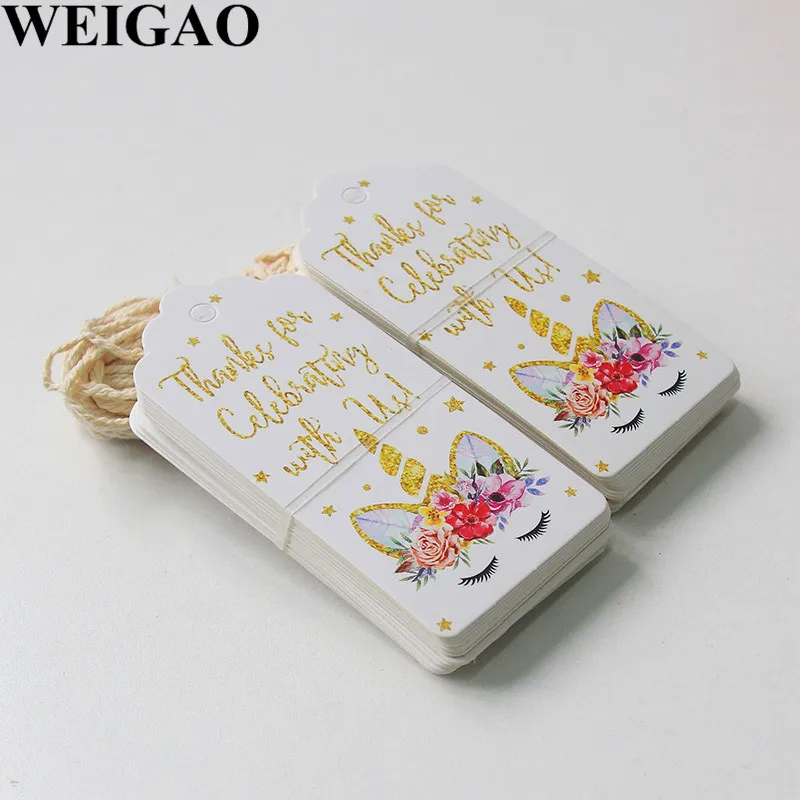 WEIGAO 20Pcs DIY Unicorn Gift Paper Tags Party Favors Unicorn Paper Labels Baptism Baby Shower Birthday Party Decorations
WEIGAO 20Pcs DIY Unicorn Gift Paper Tags Party Favors Unicorn Paper Labels Baptism Baby Shower Birthday Party Decorations