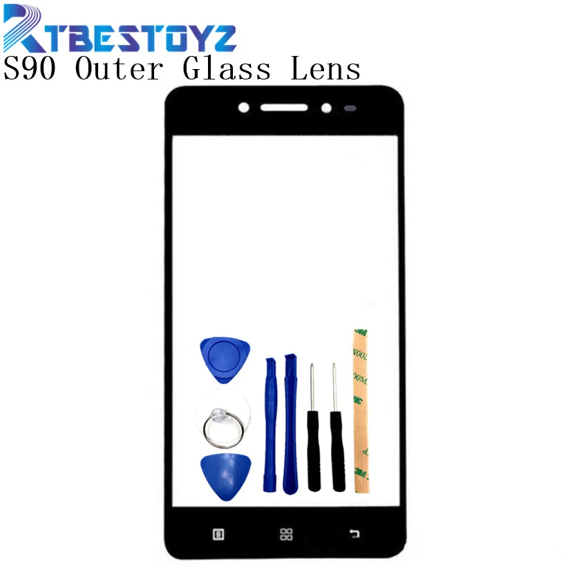 RTBESTOYZ For Lenovo S90 Outer Glass Lens Front LCD Touch screen Panel S90-T S90-U S90-A Replacement Parts | Мобильные телефоны и