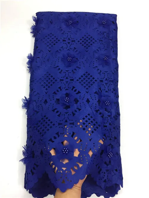 3d flower New arrival african embroidered lace fabrics high quality royal blue guipure lace fabric for weddding
3d flower New arrival african embroidered lace fabrics high quality royal blue guipure lace fabric for weddding