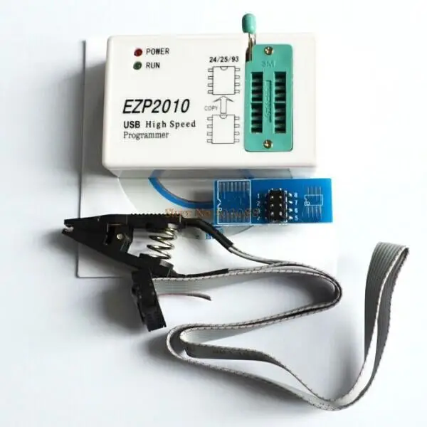 EZP2010 high-speed USB SPI Programmer support24 25 93 EEPROM 25 flash bios chip + SOIC8 SOP8 Test Clip
EZP2010 high-speed USB SPI Programmer support24 25 93 EEPROM 25 flash bios chip + SOIC8 SOP8 Test Clip
