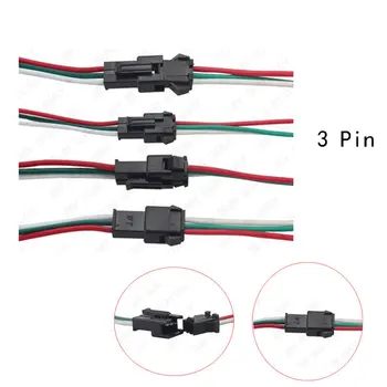 5 Pair led strip connector 3pin WS2812B WS2812 5050 RGB LED Strip Light SM JST Male Female Connector Wire Cable
5 Pair led strip connector 3pin WS2812B WS2812 5050 RGB LED Strip Light SM JST Male Female Connector Wire Cable