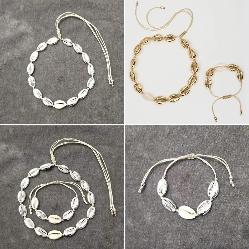 JAVRICK 2Pcs Shell Necklace Bohemia Ethnic Style Fashion Beach Party Women Jewelry Shells Pendant Silver Gold Natural Lady Gifts
JAVRICK 2Pcs Shell Necklace Bohemia Ethnic Style Fashion Beach Party Women Jewelry Shells Pendant Silver Gold Natural Lady Gifts