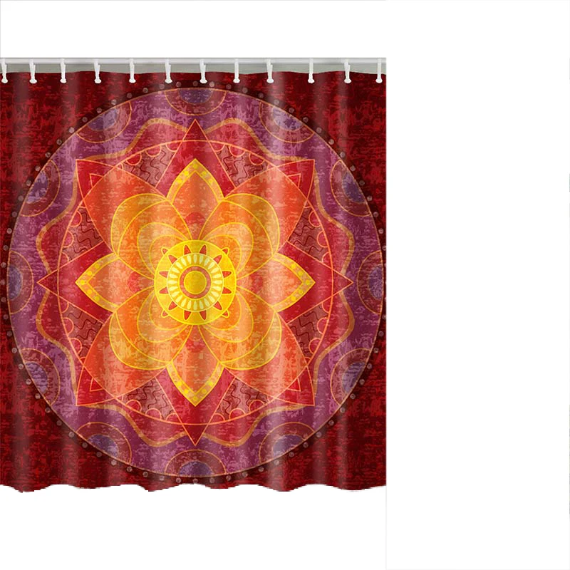 Indian Mandala Shower Curtain Flower Printed Geometric Bohemian Bathroom Curtains Shower Wall Hanging Geometric Shower Curtains
Indian Mandala Shower Curtain Flower Printed Geometric Bohemian Bathroom Curtains Shower Wall Hanging Geometric Shower Curtains
