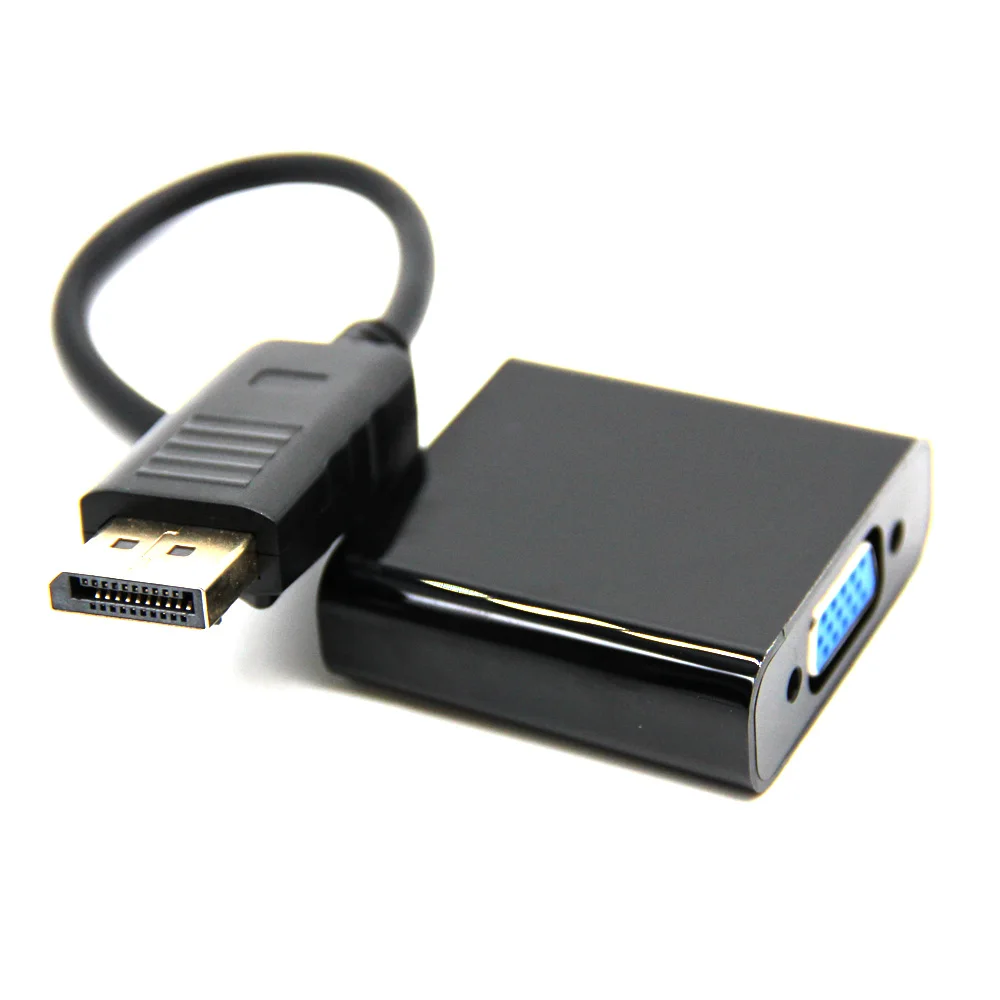 DP to VGA Adapter DisplayPort to VGA Converter DP Cable Adapter 1080P for HDTV Monitor MacBook Projector PC
DP to VGA Adapter DisplayPort to VGA Converter DP Cable Adapter 1080P for HDTV Monitor MacBook Projector PC