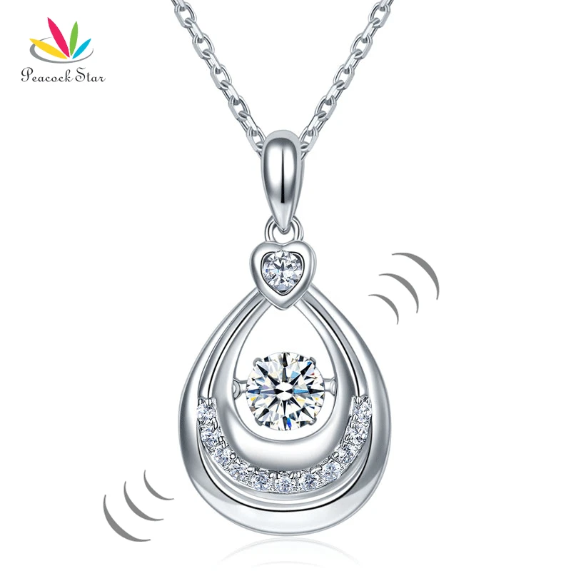 Peacock Star Dancing Stone Water Drop Pendant Necklace Solid 925 Sterling Silver Birthday Gift CFN8092
Peacock Star Dancing Stone Water Drop Pendant Necklace Solid 925 Sterling Silver Birthday Gift CFN8092
