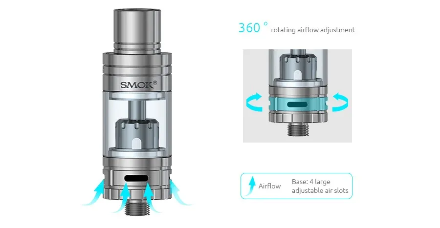 SMOK Vape Electronic Cigarette R-Steam Mini TFV8 Baby Kit 80W Mech Box Mod Kit VS Pico SMOK Alien AL85 G150 V8 Kit S226