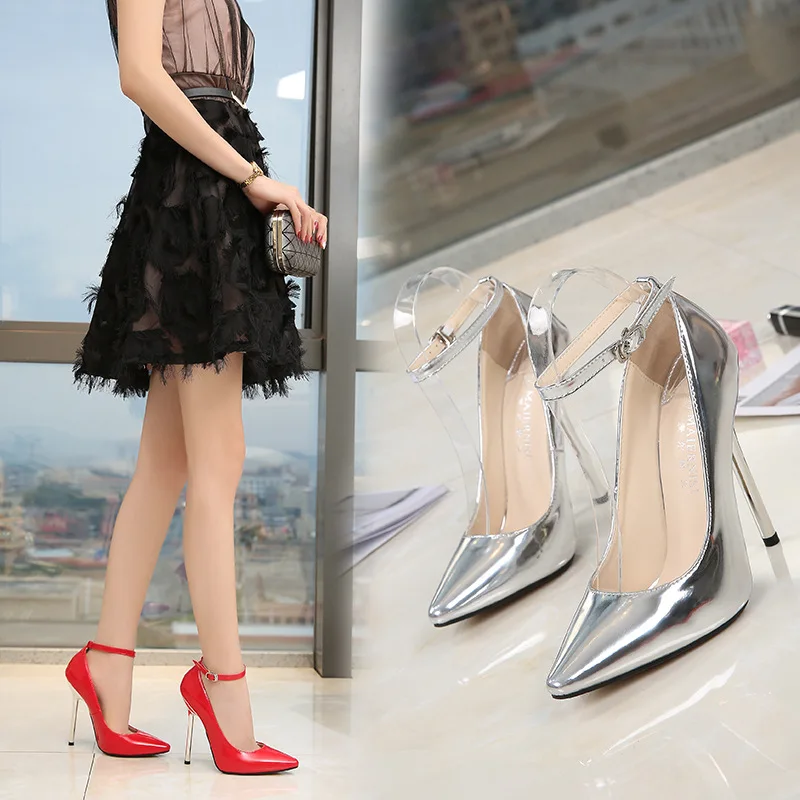 2019 Women Shoes Pointed Toe Pumps Patent Leather Dress High Heels Boat Shoes Wedding Shoes Zapatos Mujer Mary Jane Shoes
2019 Women Shoes Pointed Toe Pumps Patent Leather Dress High Heels Boat Shoes Wedding Shoes Zapatos Mujer Mary Jane Shoes
