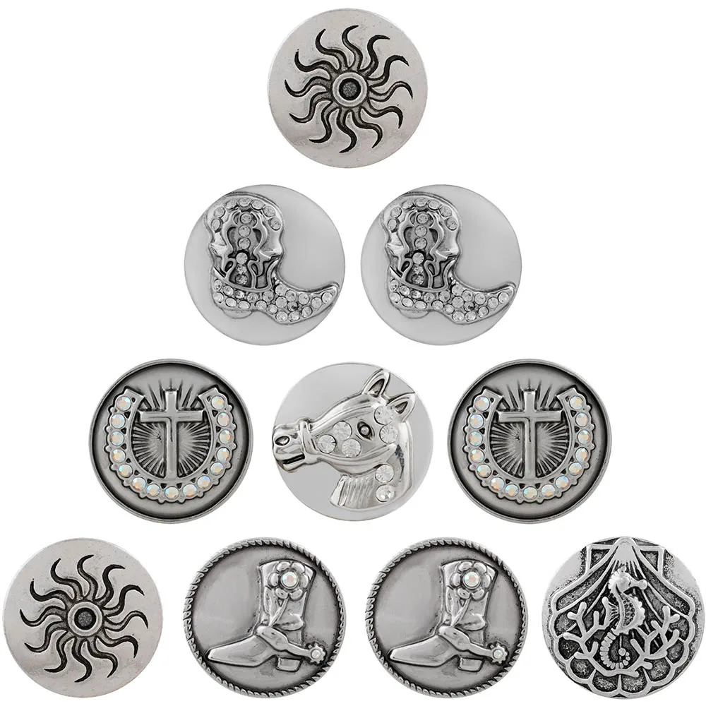 Wholesale Mixed silver Rhinestone Cross Styles Metal Charms 18mm 20mm Snap Button Jewelry For Snaps Bracelet DIY Snap Jewelry
Wholesale Mixed silver Rhinestone Cross Styles Metal Charms 18mm 20mm Snap Button Jewelry For Snaps Bracelet DIY Snap Jewelry